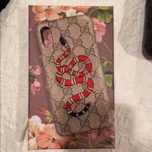 Knock off iPhone X Gucci case